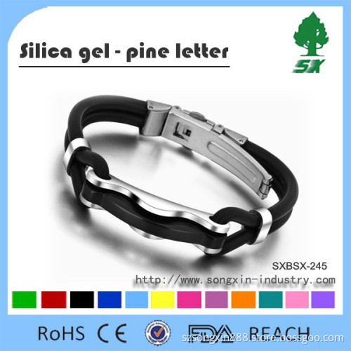 Hot Sale Wholesale Price luxury man stainless steel bracelet&bangle for men,fahison Christmas gifts